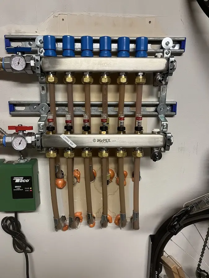 Plumber performing Leak Detection at a residential property in Mercedes